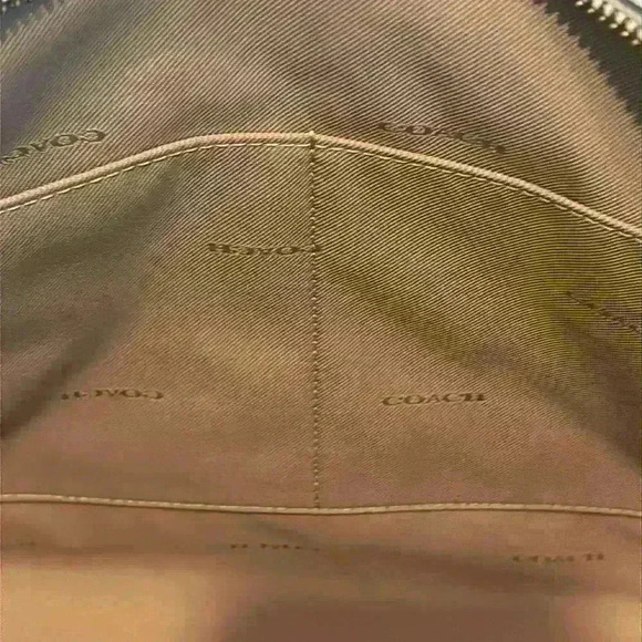 Coach Taylor Leather Gold Tone Tote Bag & Dusty - Picture 7 of 12